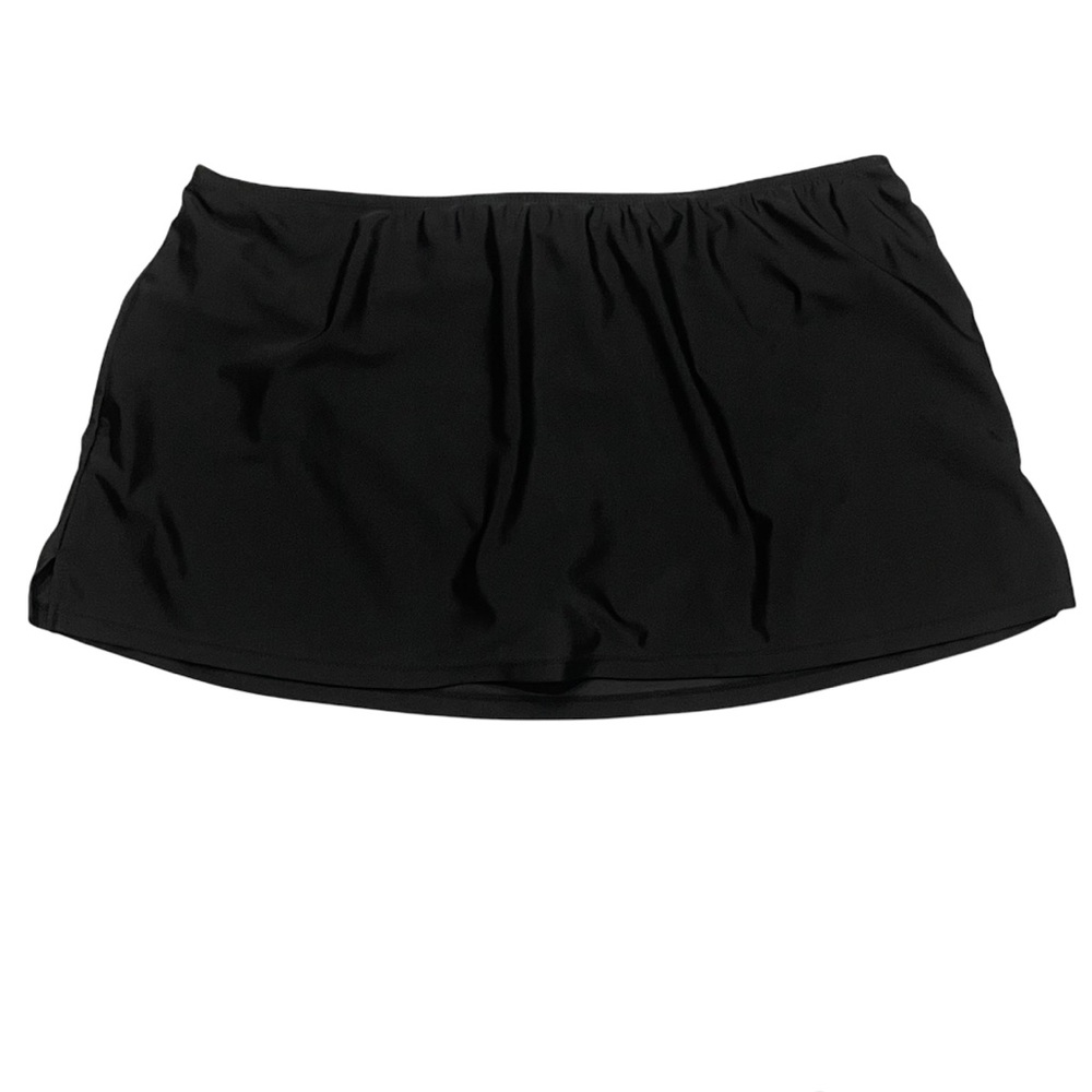 CATALINA Black Swim Bottom Skirt with Built In Briefs Size XL (16/18)